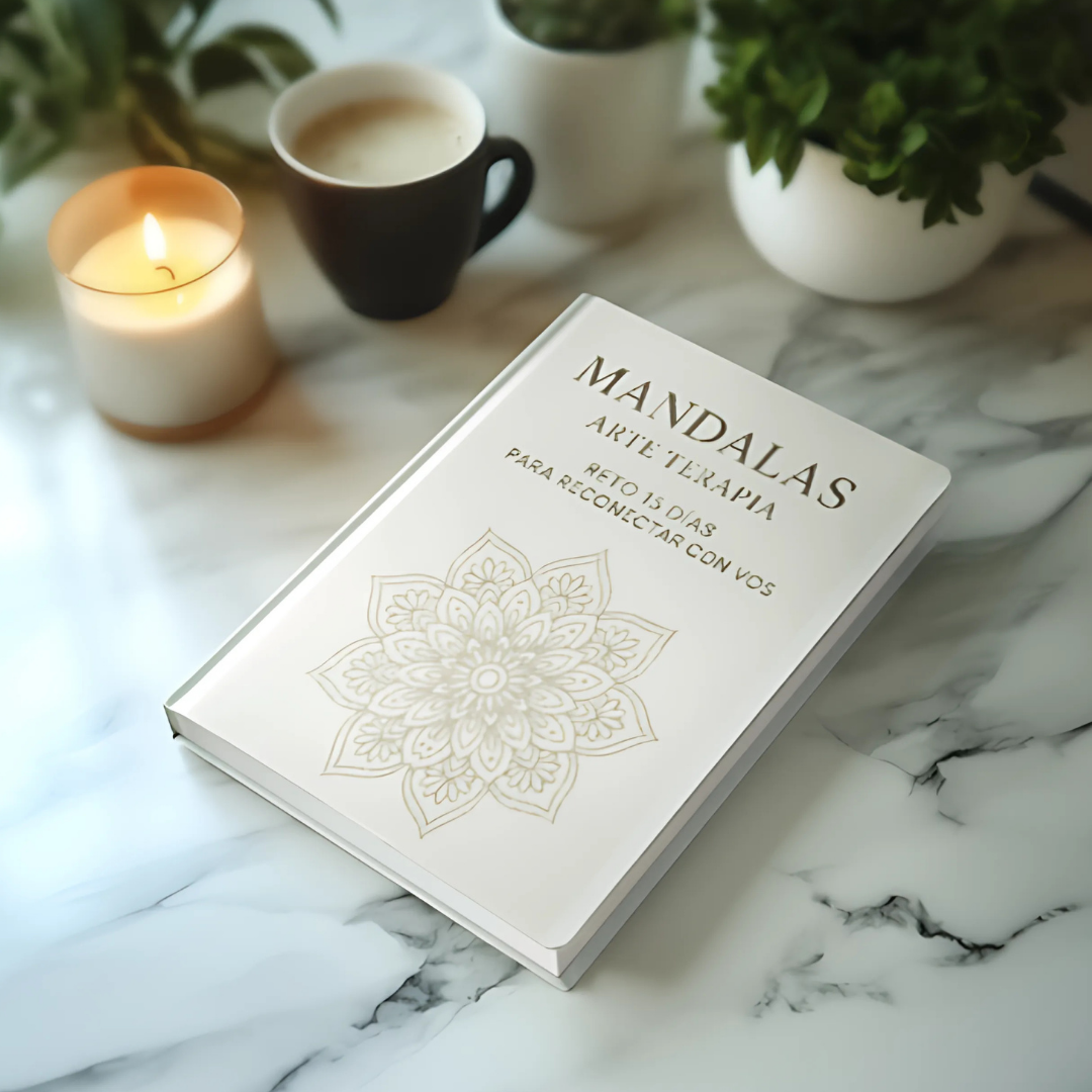 Reto de Mandalas de 15 Días + Diario de Gratitud PDF – Conectá con tu calma y agradece cada día