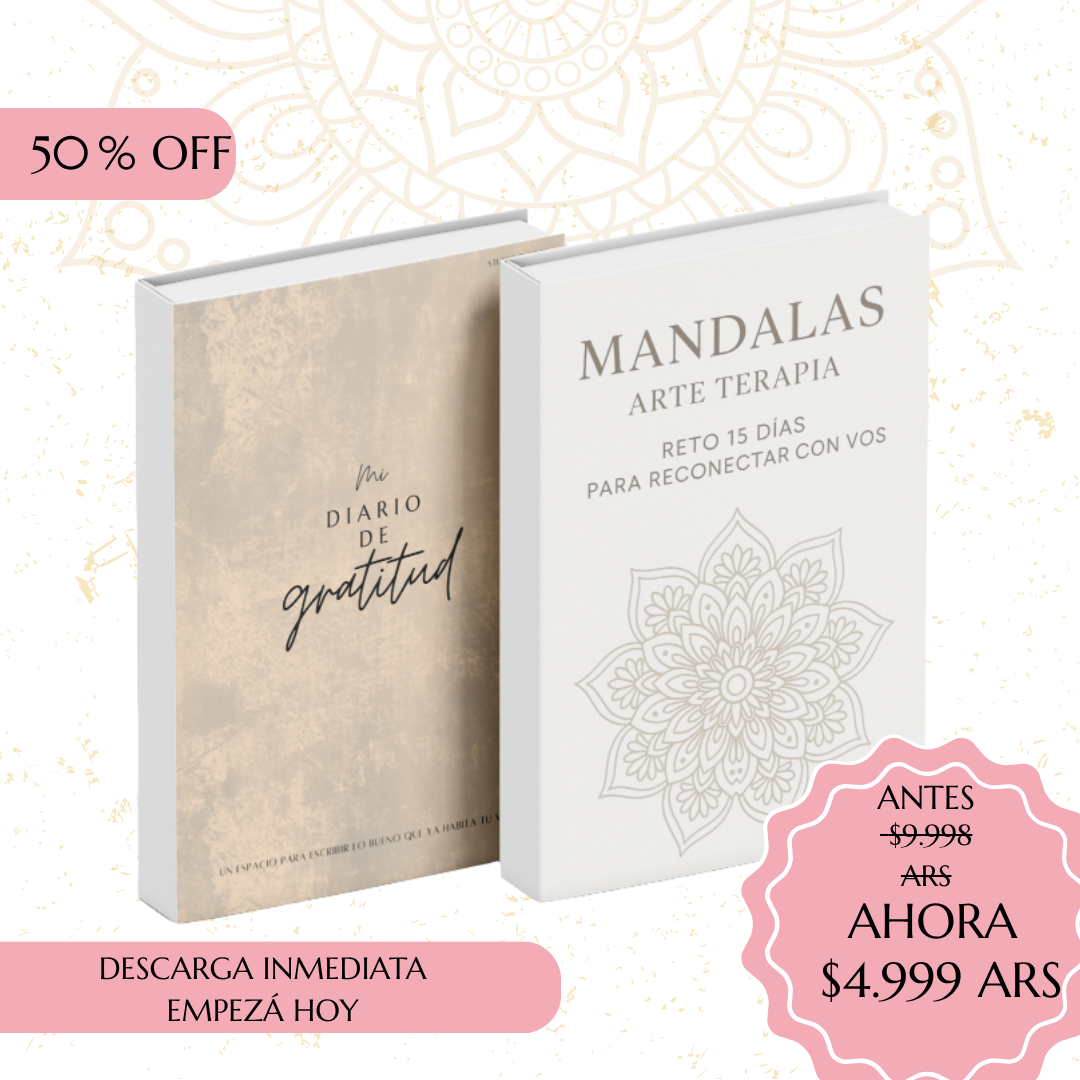 Reto de Mandalas de 15 Días + Diario de Gratitud PDF – Conectá con tu calma y agradece cada día