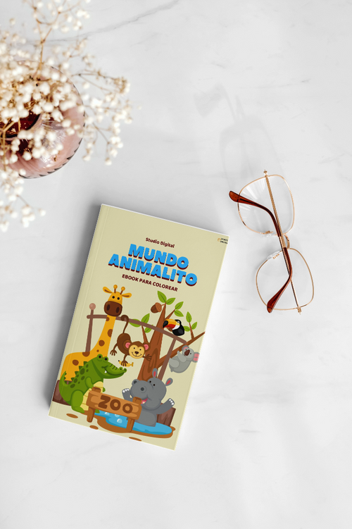 Mundo Animal – Libro para Colorear con 20 Dibujos Infantiles