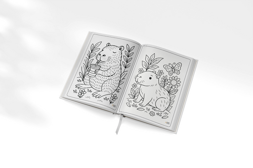 Los Capibaras – El libro más tierno para pintar en casa o en el aula
