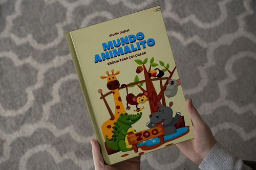 Mundo Animal – Libro para Colorear con 20 Dibujos Infantiles