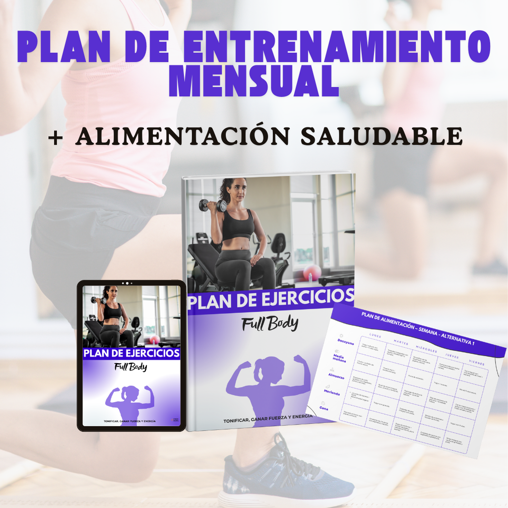 Plan de Entrenamiento + Alimentación Saludable – Ebook Descargable